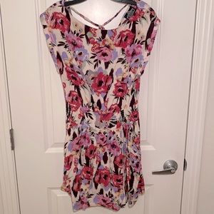 Angie Floral Mini Dress, size small.
